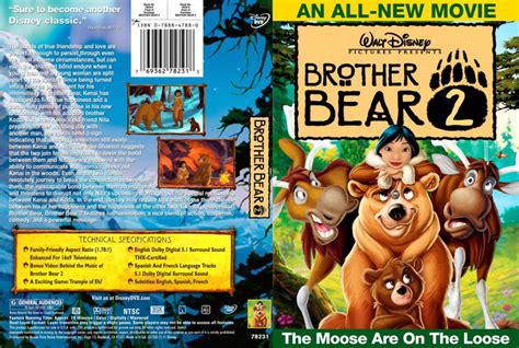 Brother Bear 2 - Movie DVD Custom Covers - 5434Brother Bear 2 :: DVD Covers