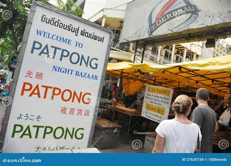 Patpong Road in Bangkok editorial stock image. Image of bangkok - 27630734