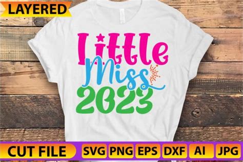 Little Miss 2023 Graphic by Designer Mohona · Creative Fabrica