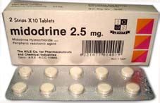 Midodrine 2.5mg Tablets - Rosheta