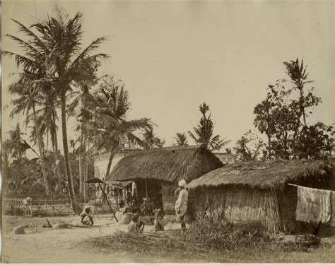 Indian Village Scene - 1880's - Old Indian Photos