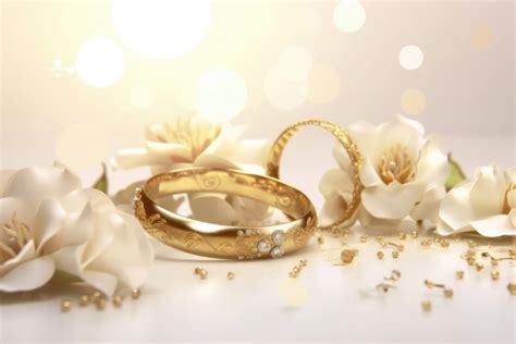 Beautiful golden wedding background (2505484)