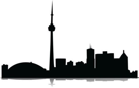 Toronto Skyline Silhouette Clipart - Free to use Clip Art Resource ...