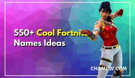 550+ Cool Fortnite Names Ideas Which Are Not Taken