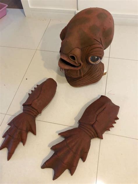 Admiral Ackbar latex mask and Hands | #1938956331