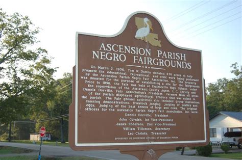 Ascension Parish Negro Fairgrounds (Side 1), Prairieville, Ascension ...