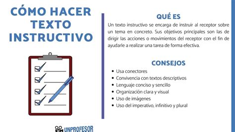 Como Hacer Un Instructivo Corto 17 Ejemplos De Un Texto Instructivo ...