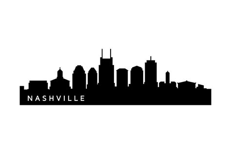 Nashville Skyline Graphic by marco.livolsi2014 · Creative Fabrica