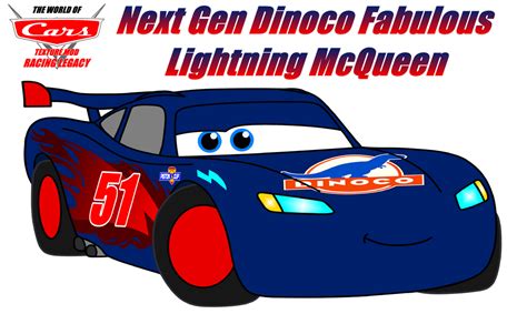 Next Gen Dinoco Fabulous Lightning McQueen Paint by alexandrredir on ...