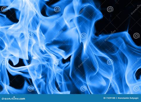 Blue Fire Flames Royalty Free Stock Photos - Image: 7329188