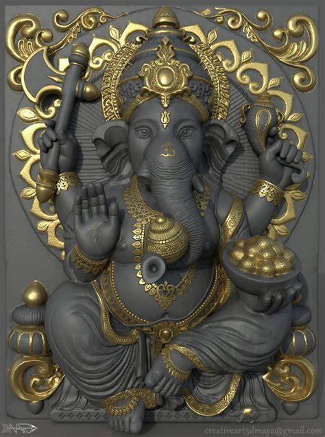 Lord Ganesha., on ArtStation at https://www.artstation.com/artwork ...