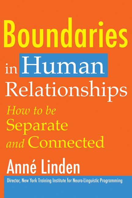 Boundaries in Human Relationships by Anne Linden - Book - Read Online