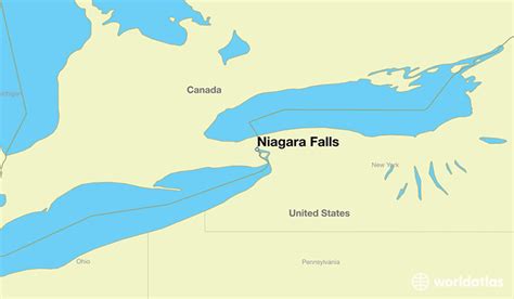 Niagara Falls Location Map - Hiking In Map