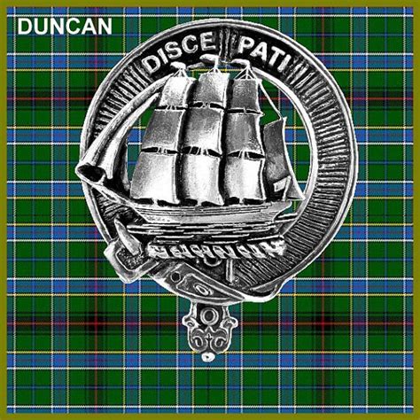 Clan Duncan Crest Badge and Tartan (ancient) Tartan Clothing, Scottish ...