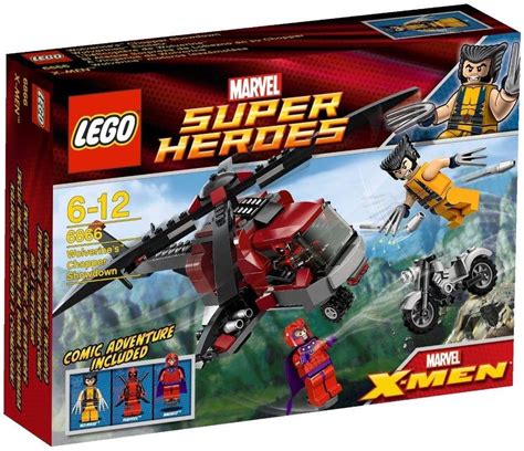 LEGO Marvel Super Heroes 6866 Wolverine's Chopper Showdown : Amazon.co ...