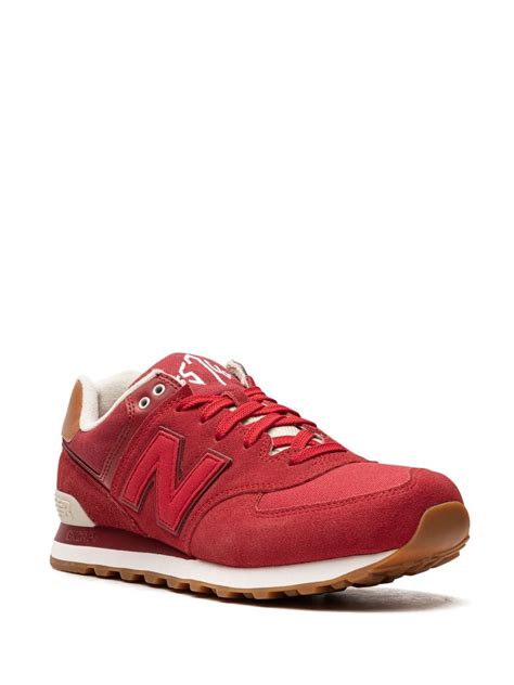 New Balance 574 "Crimson Red" Sneakers - Farfetch