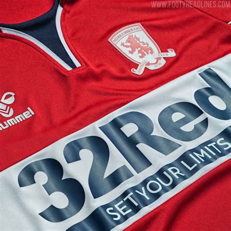 Middlesbrough 20-21 Home & Away Kits Released - Footy Headlines