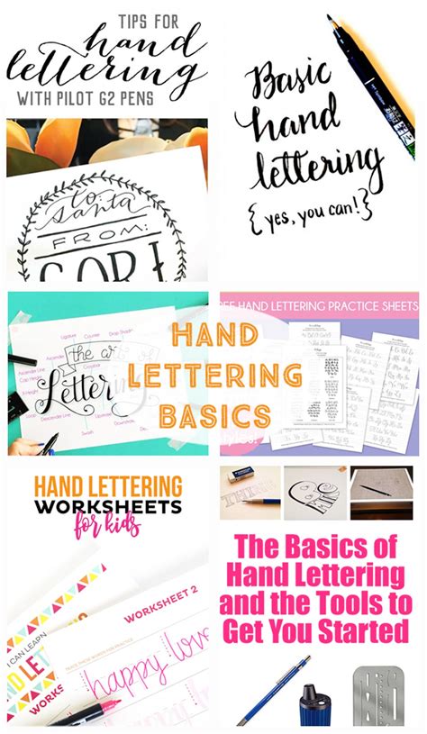 Hand Lettering Tutorials, Tips, Tricks, Tools and Printables