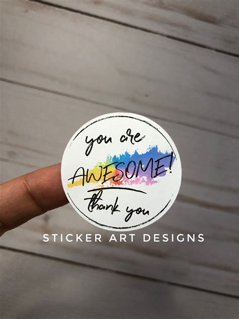 30 You Are Awesome Stickers Packaging Stickers Small - Etsy