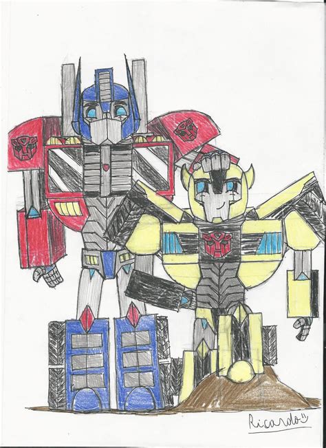 Optimus Prime and Bumblebee (Request) by RedFire11 on DeviantArt