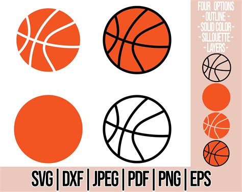 Basketball SVG Basketball Hoop SVG Sports SVG Basketball Clipart ...