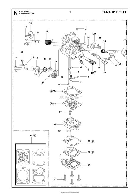 Husqvarna 435 - 435E (2011-05) Parts Diagram for CARBURETOR