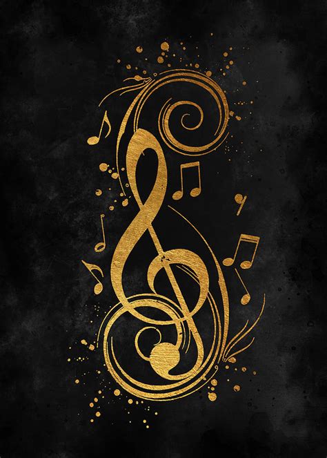 Watercolor Treble Clef Sign Art Print Watercolor Musician Decorative ...