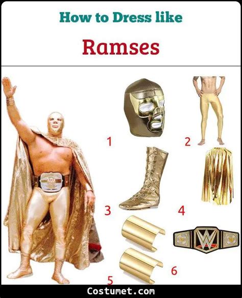 how to dress like ramses from the wwe wrestling video game wrestler ...