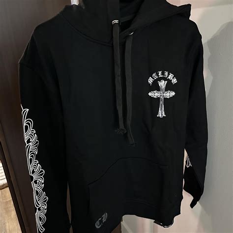 Chrome hearts hoodie - Depop