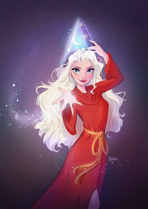 Elsa Fantasy by Kinaillustration on DeviantArt | Disney frozen elsa art ...