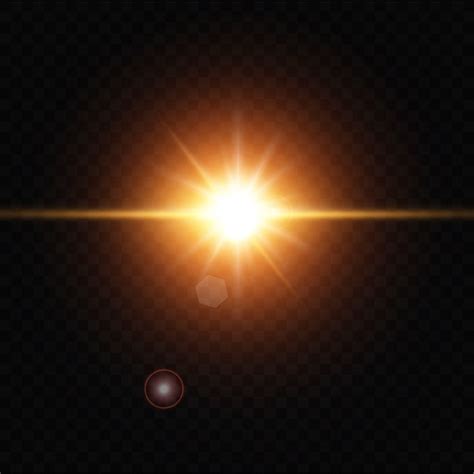 Premium Vector | Vector transparent sunlight special lens flare light ...