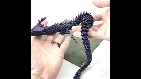 Articulated Dragon - Timelapse + Post Printing - YouTube