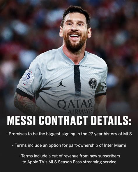 ESPN on Twitter: "The details of Leo Messi's proposed contract with ...