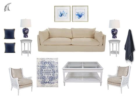 Hamptons Living Room Furniture Package - The Design Basics