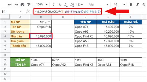 Hàm Vlookup Hlookup Trong Excel