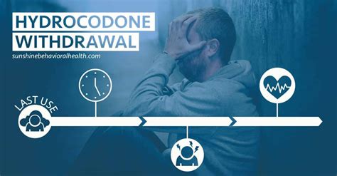 Hydrocodone Withdrawal Timelines | How Long Does Hydrocodone Withdrawal ...