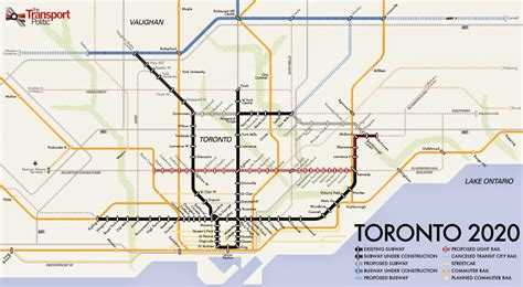 Toronto Subway and RT Maps - Free Printable Maps