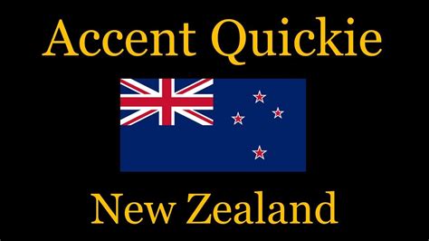 Accent Quickie - New Zealand - YouTube