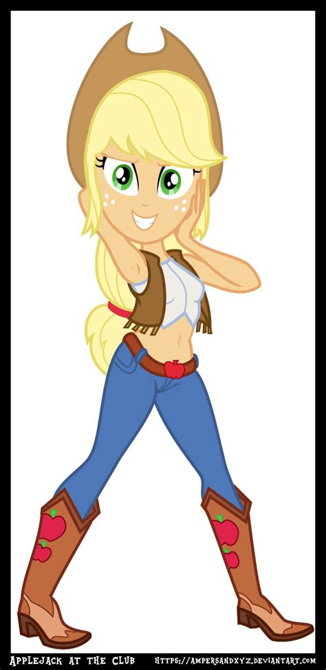 Applejack at the Club by AmpersandXYZ on DeviantArt