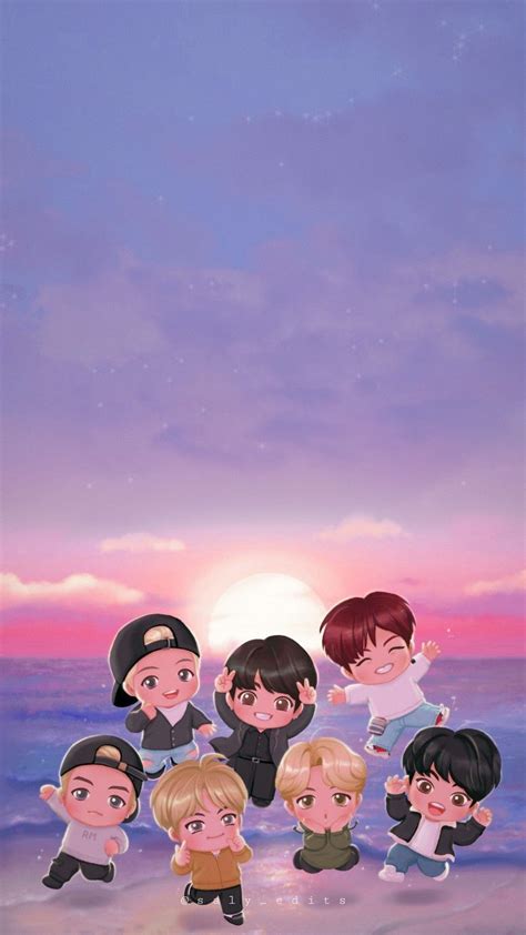 Tiny Tan wallpaper | Cute wallpapers, Bts drawings, Bts wallpaper