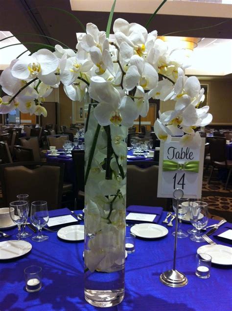 Beautiful white orchid centerpiece www.imagethreeevents.com | White ...