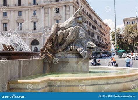 Fountain Of The Naiads Stock Photos - Image: 34741593