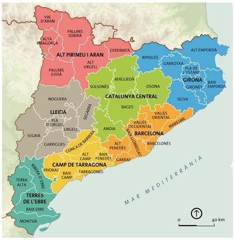 Large Catalonia Maps for Free Download and Print | High-Resolution and ...