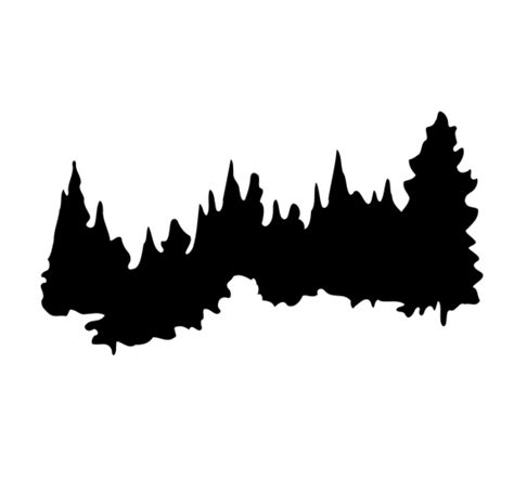 Free Mountain And Tree Silhouette, Download Free Mountain And Tree ...