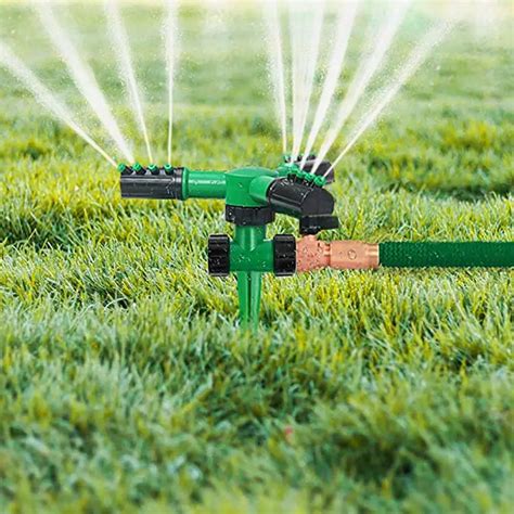 Automatic 360 Degree Rotating Lawn Sprinkler Hose Garden Lawn ...