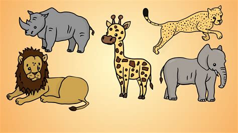 Wild Animals Drawing at GetDrawings | Free download