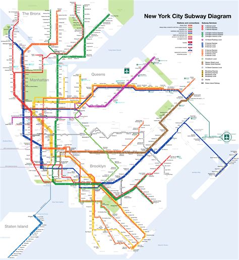 NEW YORK CITY SUBWAY MAP - New update map 2023