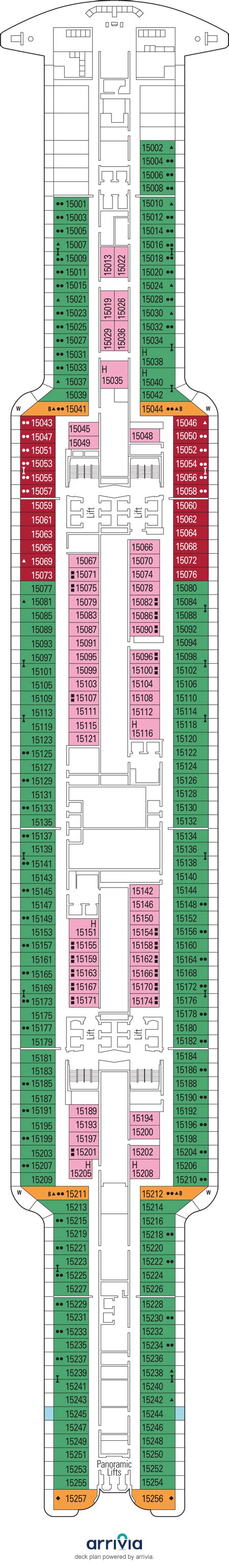 MSC Seascape Cabin 15200 - Category IR2 - Deluxe Interior Stateroom ...