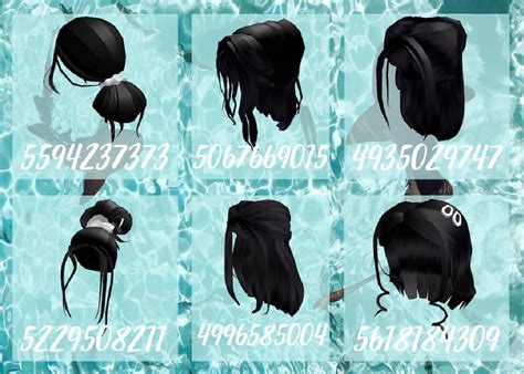 DO NOT REPOST📺📀🍄 | Black hair roblox, Roblox codes, Roblox