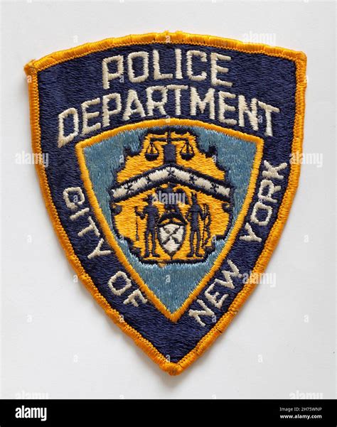 New York City Police Badge Patch Stock Photo - Alamy